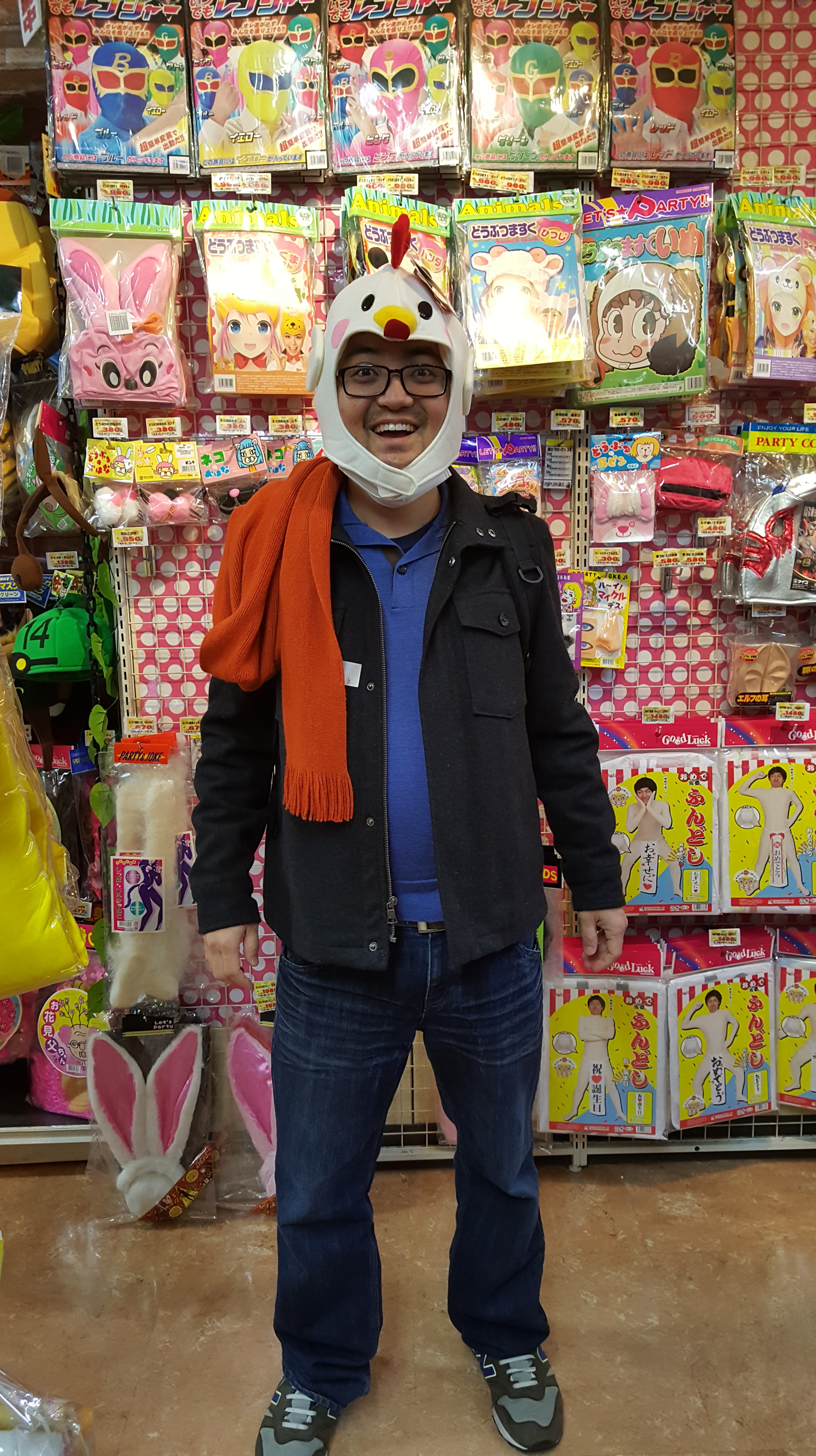 Ridiculous hats in Donki