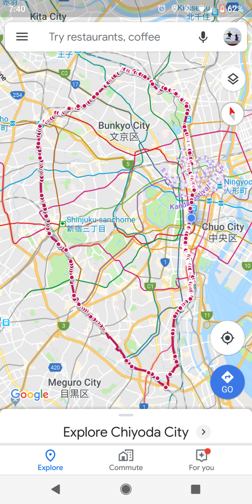 Walking Tokyo: 2019 Tokyo Yamathon Route